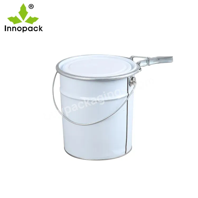 Best Quality Reliable And Cheap Blue 5l Metal Tin Can For Paint With Handle With Custom Logo - Buy 5l Metal Tin Can,Metal Tin Can,Tin Can.