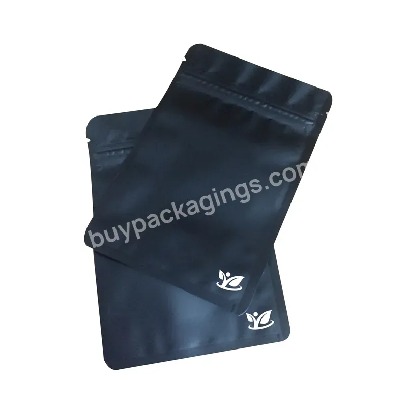 Best Sell Black Matte Soft Touch Smell Proof Aluminum Foil Ziplock Bags - Buy Ziplock Bags,Black Matte Ziplock Bags,Aluminum Foil Ziplock Bags.