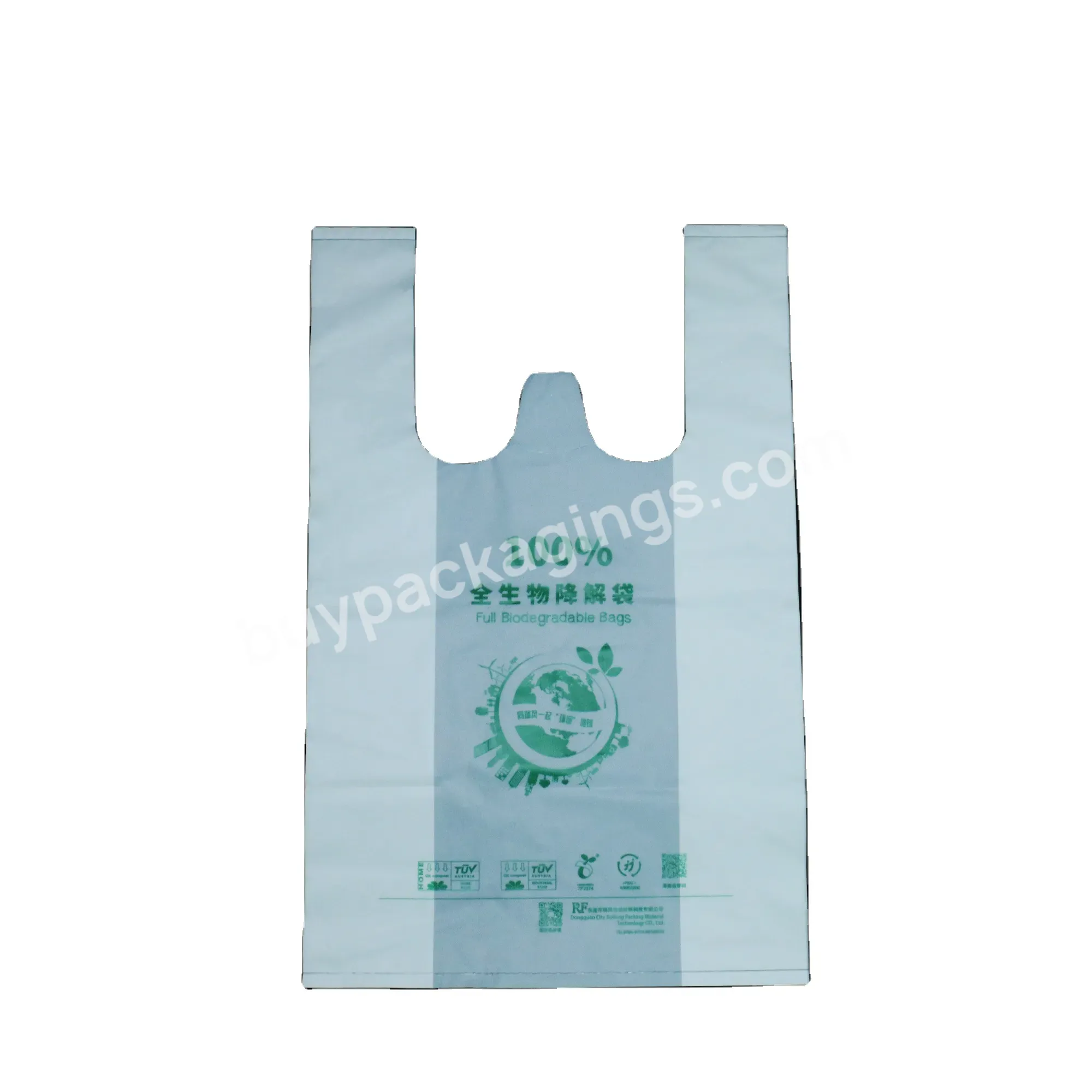 Bio Compostable Bolsa Compostable Bags Vest Carrier Bags With Home Compost And En13432 Shopping Bag For Grocery - Buy Bolsa Compostable,Shopping Bags,Grocery Bags.