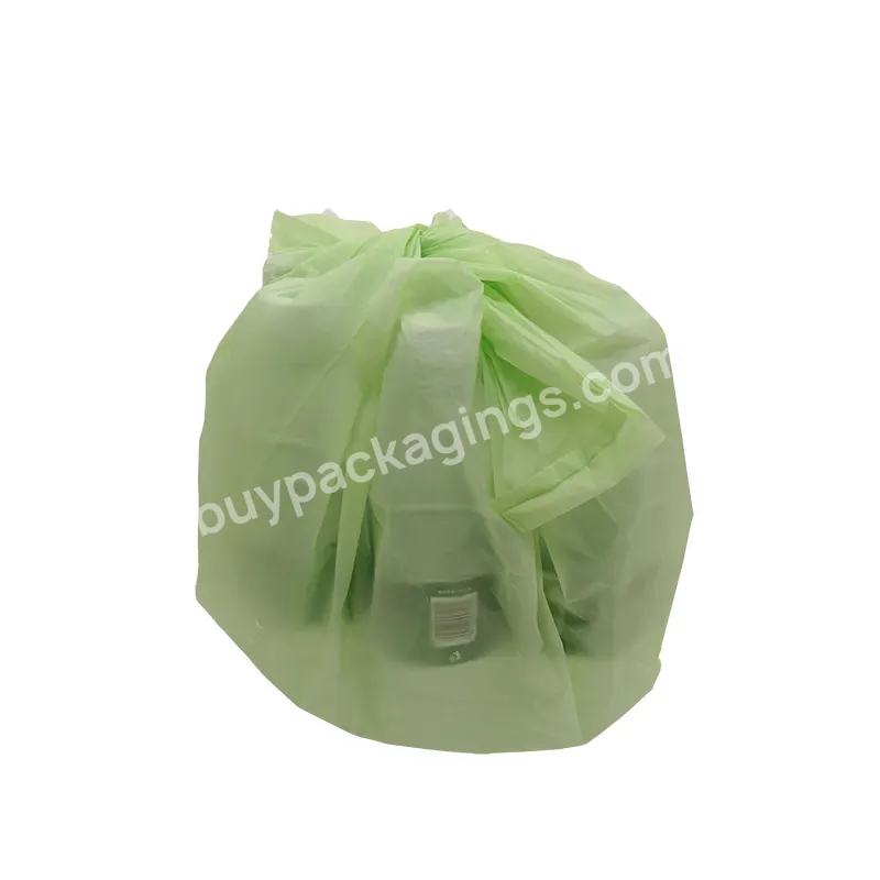 Biodegradable 100% Compostable Pla/pbat Eco Friendly T Shirt Bag Pbat Packaging Heat Seal