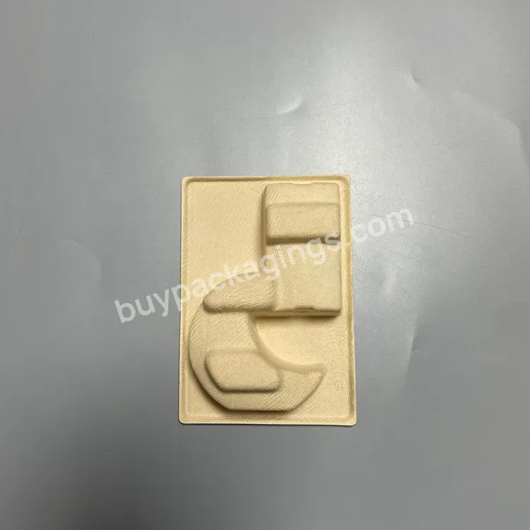 Biodegradable And Eco-friendly Packaging Insert Customized Mould Packaging Bamboor Pulp Insert - Buy Packaging Insert,Customize Tray,Biodegradable Recycled Bamboor Pulp Tray.
