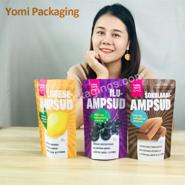 Biodegradable Back Seal Mylar Smell Proof Chocolate Ice Popsicle Packaging Bag With Zipper - Buy Chocolate Ice Popsicle Packaging Bag With Zipper,Mylar Smell Proof Popsicle Packaging Bag,Biodegradable Back Seal Popsicle Packaging Bag.