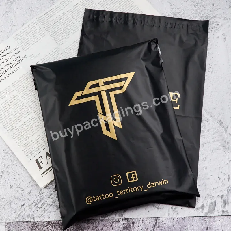Biodegradable Black Gold Mailer Poly Plastic Mail Shipping Envelope Packing Courier Flyer Pouch Postage Bag For Postal - Buy Biodegradable Black Gold Mailer Poly Bag,Pouch Postage Bag For Postal,Packing Courier Flyer Pouch Bag.