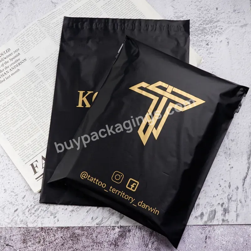 Biodegradable Black Gold Mailer Poly Plastic Mail Shipping Envelope Packing Courier Flyer Pouch Postage Bag For Postal - Buy Biodegradable Black Gold Mailer Poly Bag,Pouch Postage Bag For Postal,Packing Courier Flyer Pouch Bag.