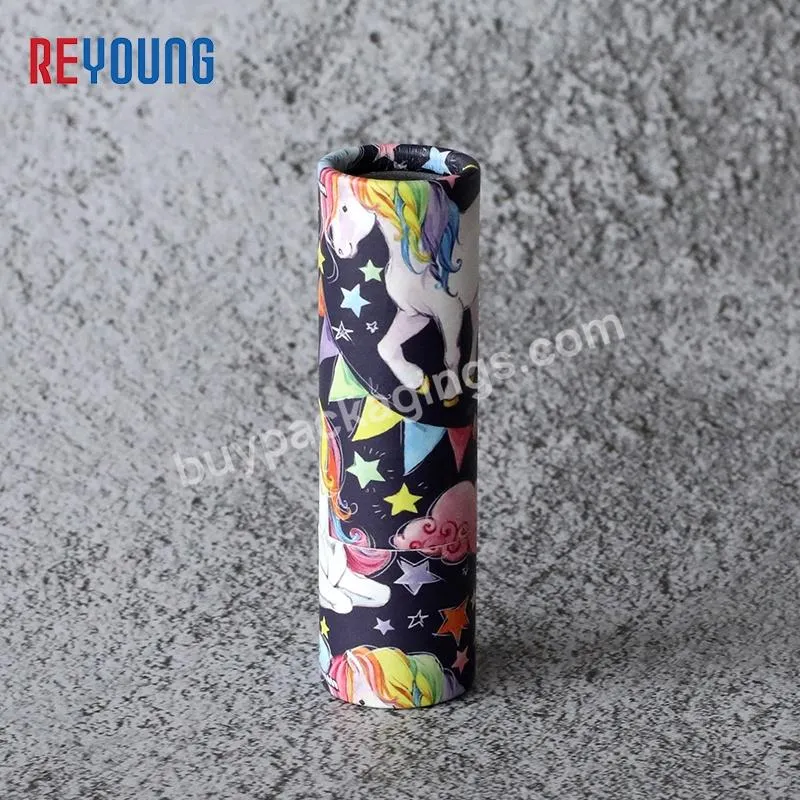 Biodegradable Cardboard For Deodorant  Solid Perfume  Body Balm Packaging Twist Up Paper Lip Balm Empty Tube Containers