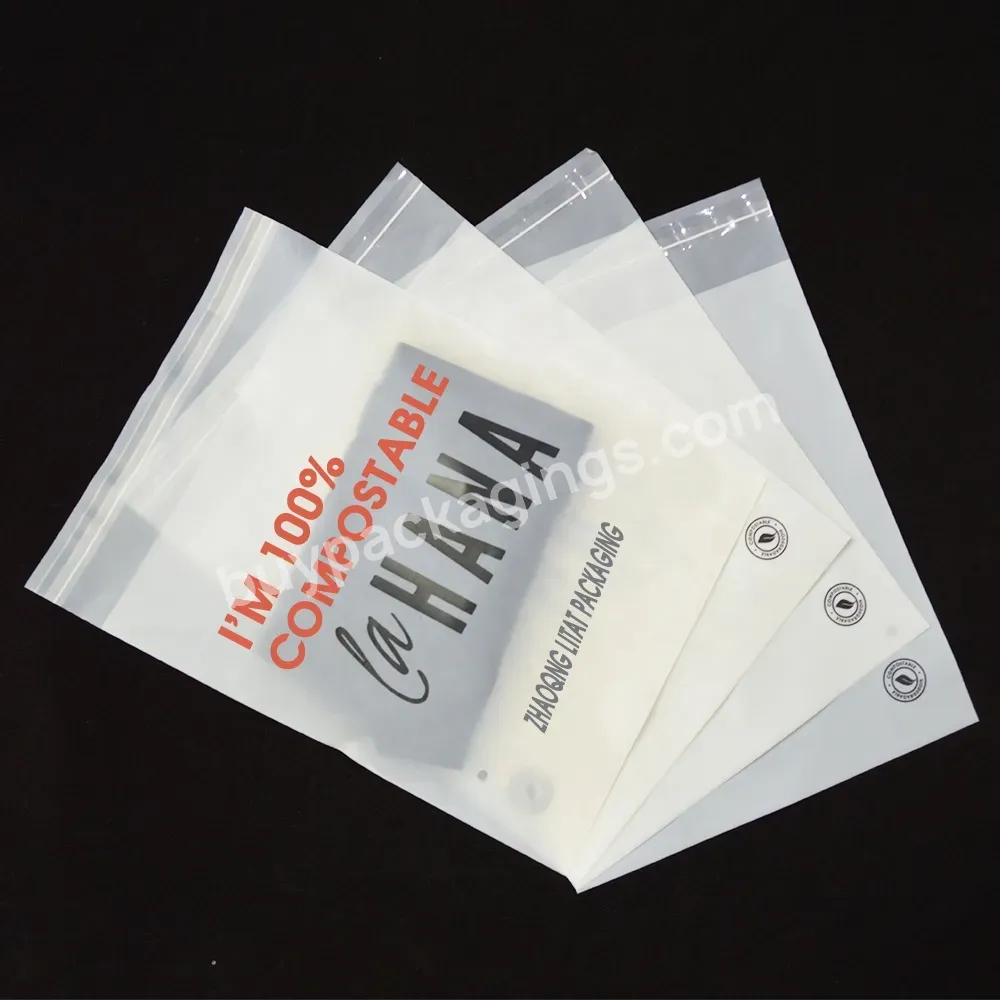 Biodegradable Compostable Plastic Bagss Vasos Compostable Environment-friendly Material Oem Customization With Self Adhesive Tag - Buy Biodegradable Pla Mailing Postage Bio Degradable Poly Bags For Clothes Packaging,Sinicline Custom Compostable Bags