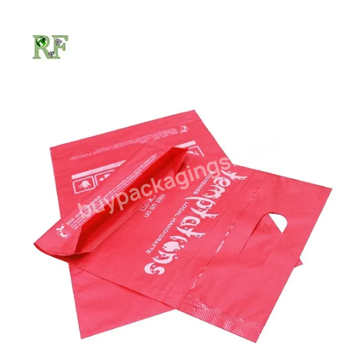 Biodegradable Custom Design Pink Die Cut Handle Envelope Fasion Handle Bag - Buy Biodegradable Die Cut Handle Bag,Biodegradable Envelope,Biodegradable Pink Bags.