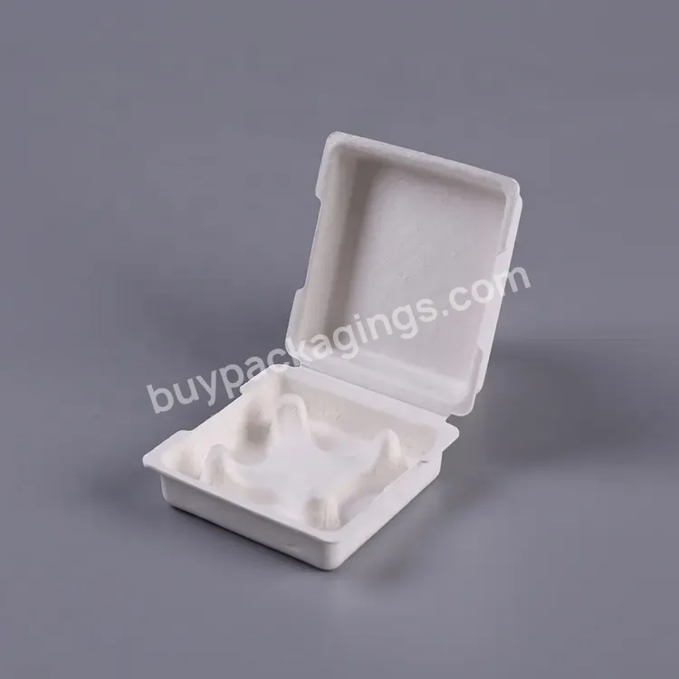 Biodegradable Custom Pulp Molded Soap Packaging Box Paper Molded Packing Box For Soap