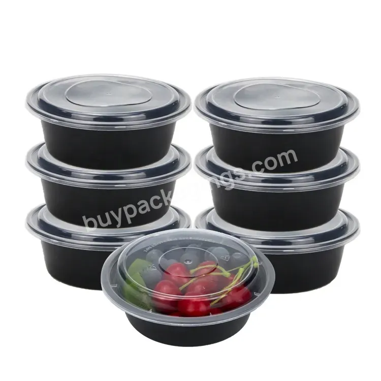 Biodegradable Disposable Takeout Food Containers Bowl With Lid 1000ml Plastic Container For Food Packing - Buy Plastic Container For Food Packing,Food Packing Containers Bowl,Takeout Food Containers.