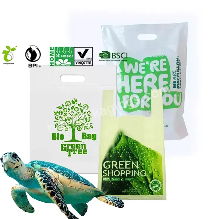 Biodegradable Eco Friendly Compostable Polythene Grocery Bio Carry Degradable Plastic Bag Corn Starch Shopping Bags - Buy Bio Degradable Plastic Bag,Bio Bags Carry Bags,Degradable Plastic Bag.