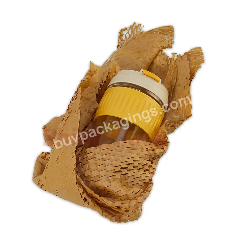Biodegradable Eco Friendly Recyclable Logistics Packaging Protective Compostable Wrap Gift Cushioning Gift Honeycomb Kraft Paper - Buy Paper Bag For Flour Packaging,Logistics Filling Packaging Protective Paper Bag,Kraft Paper Bag For Packing.