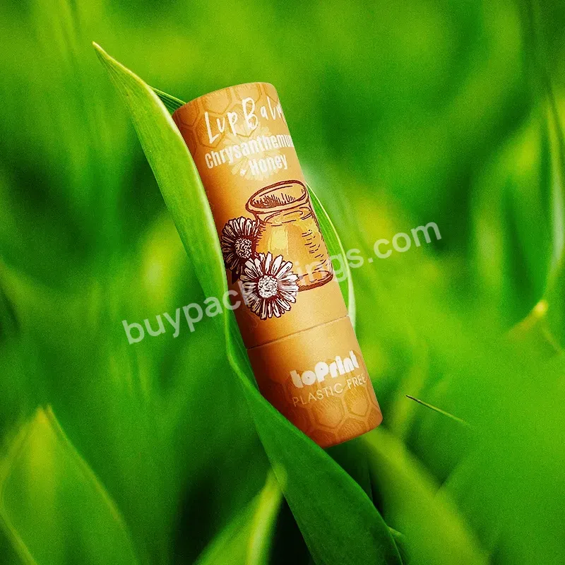 Biodegradable Empty Cosmetics Lip Balm Container Luxury Custom Paperboard Jars Paper Tubes - Buy Lip Balm Container,Lip Balm Tube,Empty Lip Balm Tubes.