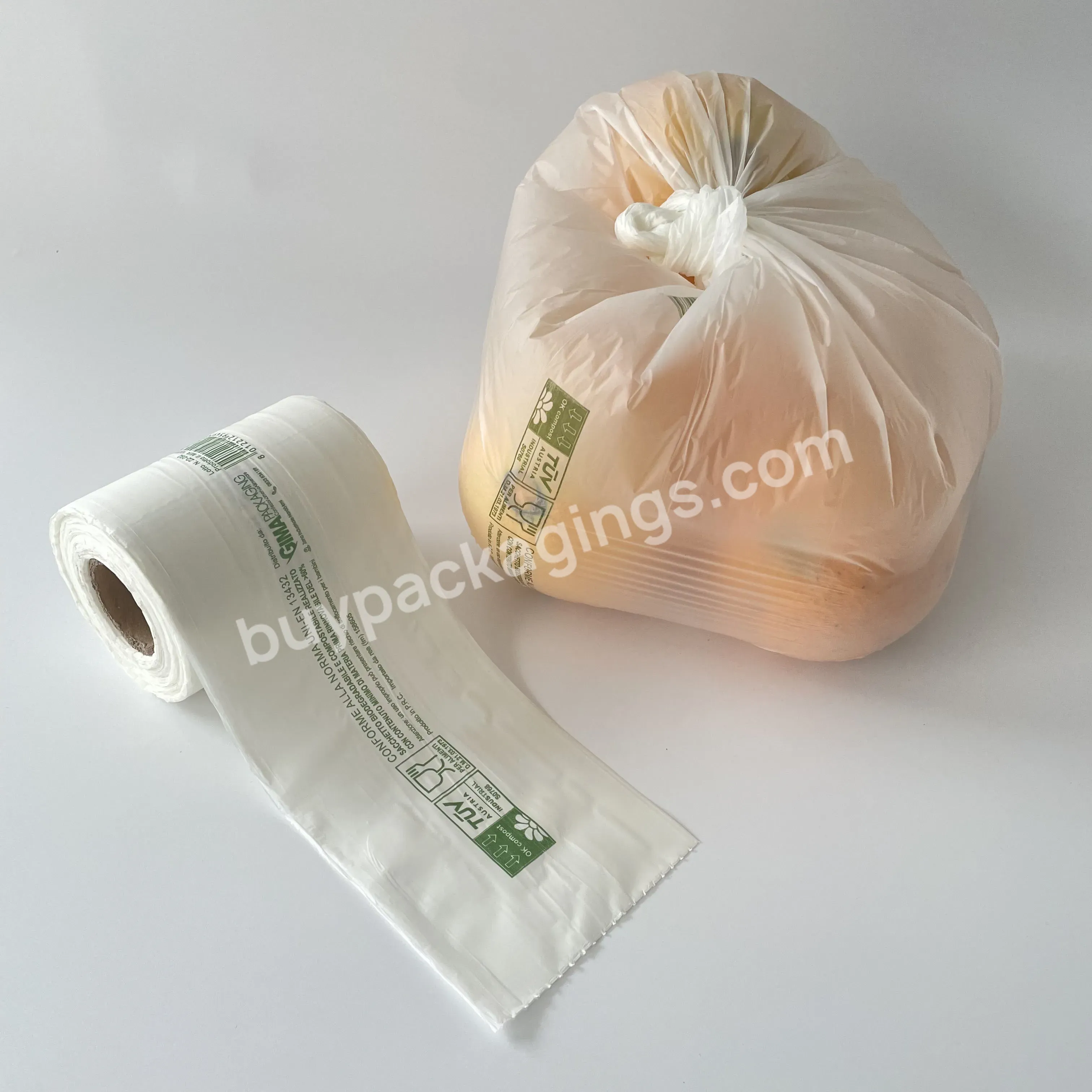 Biodegradable Food Container Handle Shopping Plastic Bags For Grocery/supermarket Eco Friendly Compostable Bag - Buy Compostable Bag,Biodegradable Food Container,Biodegradable Plastic Bags.