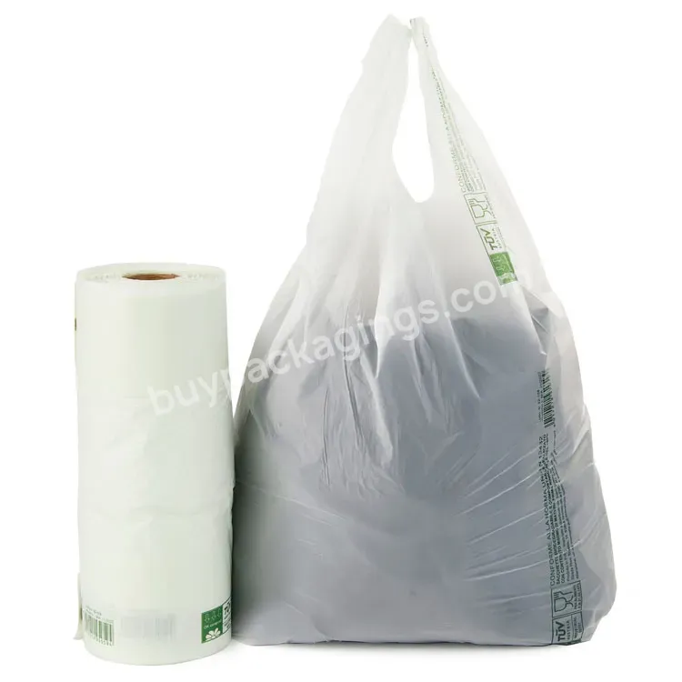 Biodegradable Garbage Bags On Roll Compostable Bin Liners Trash Bag Supermarket Plastic Shopping Bag - Buy Biodegradable And Compostable Bin Liners Trash Bag,Biodegradable Garbage Bags On Roll,Plastic Shopping Bag.