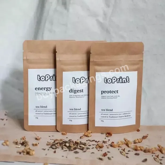Biodegradable Heat Seal Tea Bag Compostable Moisture-proof Kraft Paper Coffee Packaging Bag - Buy Biodegradable Tea Bag,Tea Packaging,Coffee Tea Bag.