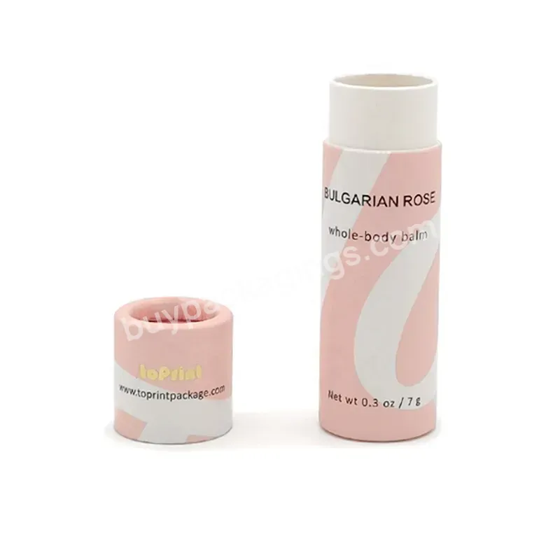 Biodegradable Lip Balm Paperboard Container 100% Recyclable Compostable Chapstick Push Up Paper Tubes Packaging - Buy Paperboard Lip Balm Containers,Push Up Paper Tubes Lip Balm,Biodegradable Lip Balm Container.