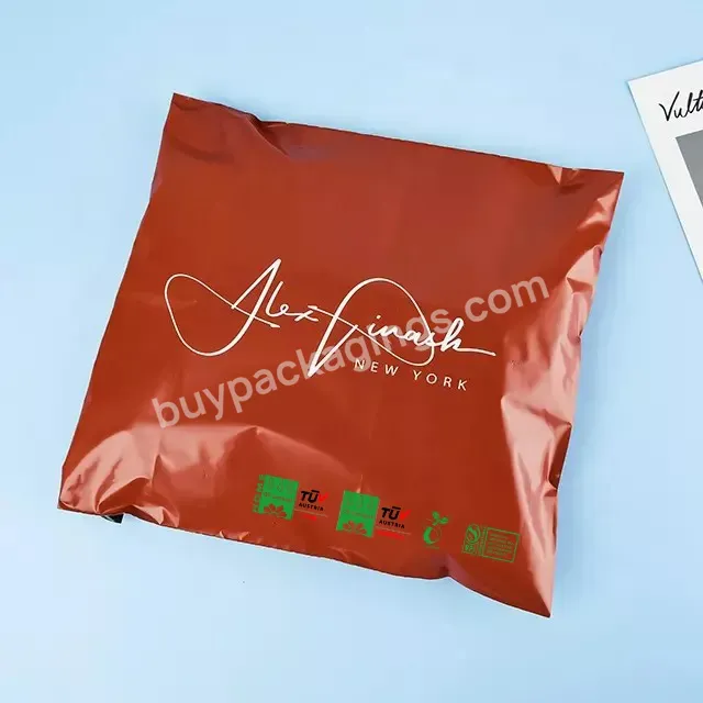 Biodegradable Mailing Bags Custom Logo Sustainable Eco Compostable Plastic Courier Packaging Shipping Bags For Clothing