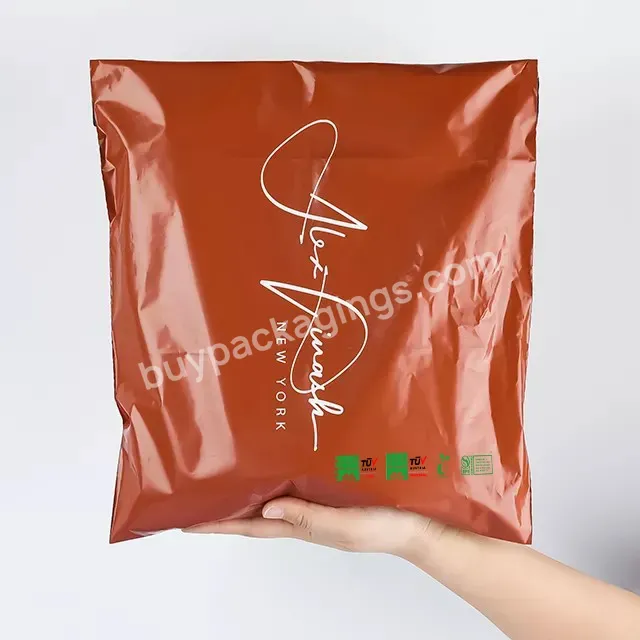 Biodegradable Mailing Bags Custom Logo Sustainable Eco Compostable Plastic Courier Packaging Shipping Bags For Clothing
