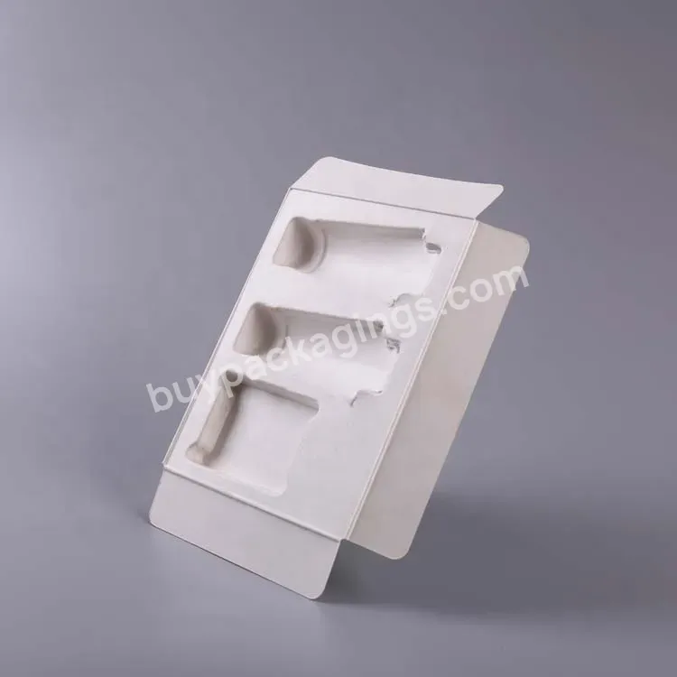 Biodegradable Oem Makeup Inner Packaging Boxes Molded Pulp Paper Cosmetic Box Inner Tray - Buy Makeup Packaging Tray,Industrial Packaging,Jewelry Box Tray.