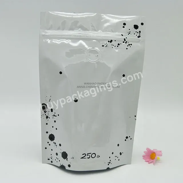 Biodegradable One Way Valve Custom Printed Coffee Packaging Bags - Buy One Way Valve Coffee Bags,Custom Printed Coffee Bags,Biodegradable Coffee Bags.