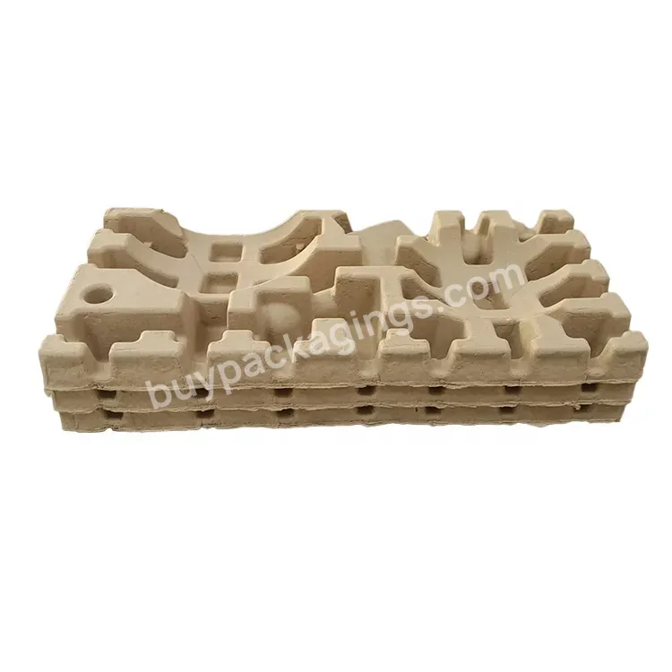 Biodegradable Packaging Molded Cardboard Paper Tray Recycled Pulp Insert