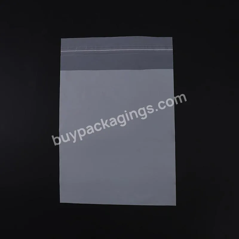 Biodegradable plastic bag PLA semi transparent and biodegradable self-adhesive packaging for clothing
