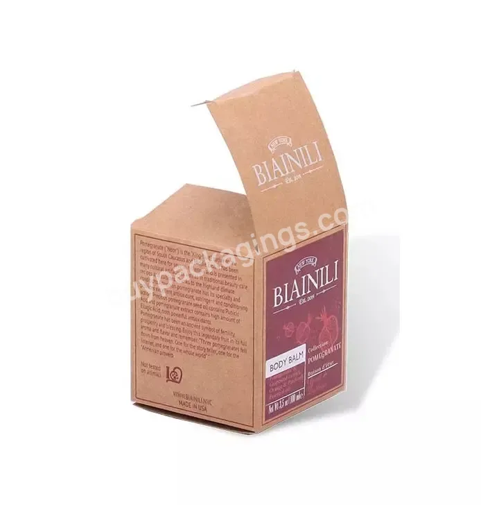 Biodegradable Recycled Custom Kraft Paper Box Perfume Box Cosmetic Box - Buy Packaging Boxes For Oil Perfume,Parfume Sample Box,Gift Box Parfum.