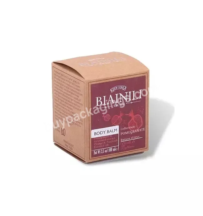 Biodegradable Recycled Custom Kraft Paper Box Perfume Box Cosmetic Box - Buy Packaging Boxes For Oil Perfume,Parfume Sample Box,Gift Box Parfum.