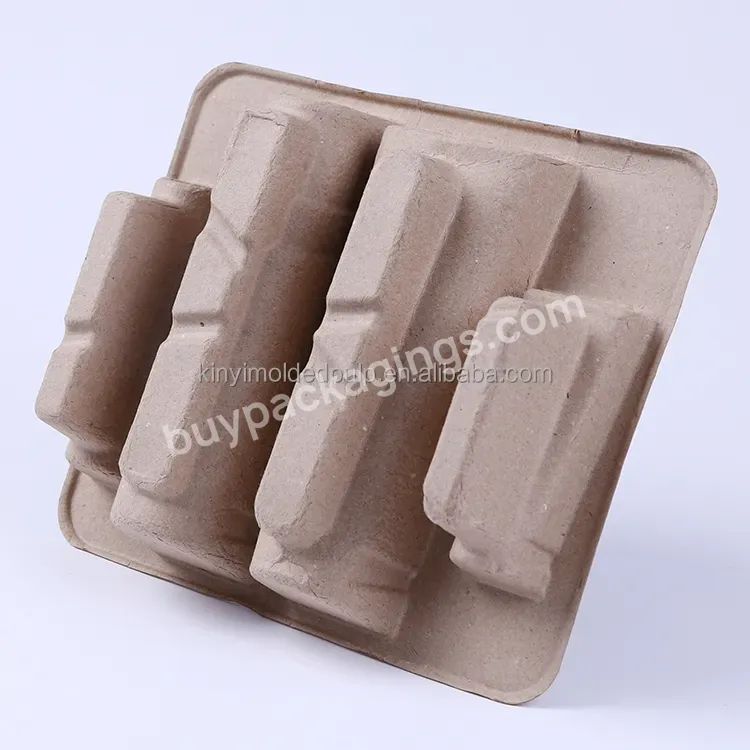 Biodegradable Recycled Pulp Fiber Molded Packaging Cosmetic Insert Pack Paper Pulp Inner Tray - Buy Recycled Pulp Tray,Pulp Molded Insert,Paper Pulp Inner Tray.