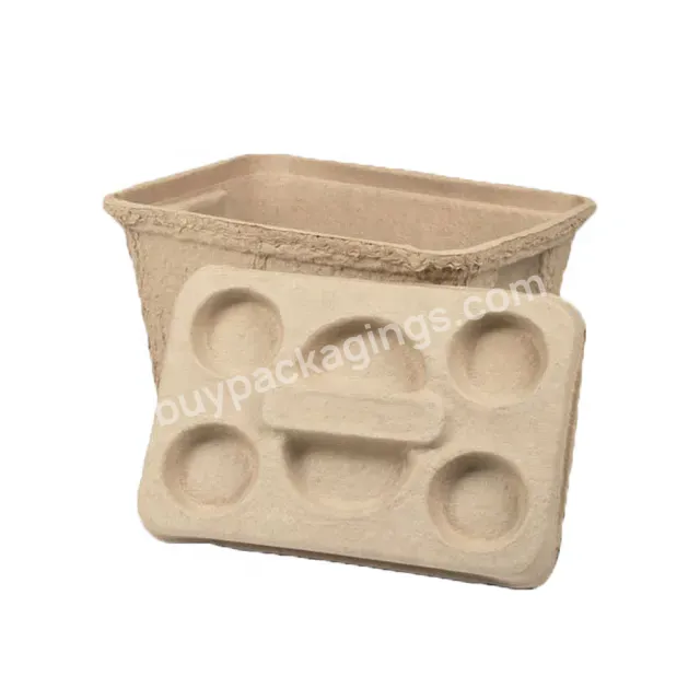 Biodegradable Supplier Wholesale Molded Pulp Container Box Top Down Paper Storage Box With Lid Multifunctional Storage Box - Buy Biodegradable Container Box Product,Multifunctional Storage Box,Paper Pulp Box.