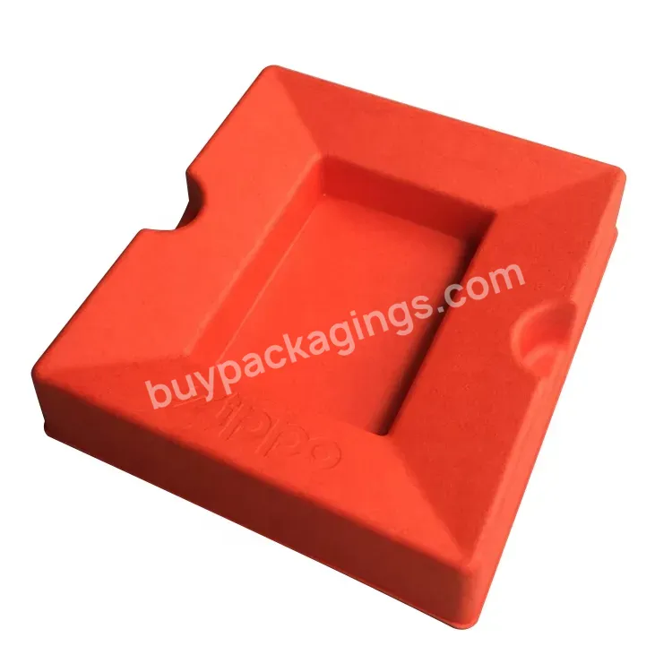 Biodegradable Wet Press Smooth Tray Recycled Bagasse Pulp Inlay Packaging Customized Color Tray Lighter Paper Pulp - Buy Recycle Paper Pulp Biodegradable Insert Tray,Biodegradable Paper Tray Packaging Molded Bagasse Pulp Tray,Eco- Friendly Paper Pulp