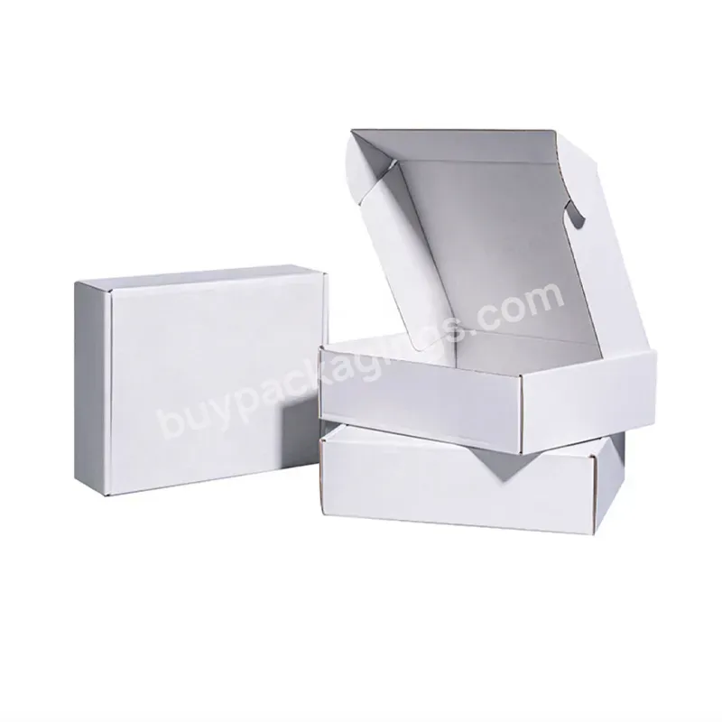Biodegradable White Corrugated Mailer Box E-commerce Clothes Packaging Gift Shipping Customized Shoes Folding Box With Logo - Buy Mutli Size Black White Kraft Sock Candy Jewelry Packing Box Small Gift Box Kraft Paper Box,White Hat Corrugated Cardboar