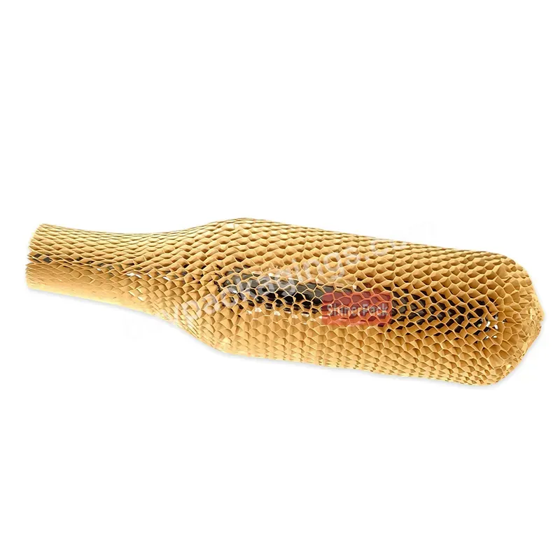 Biodegratable Suppliers Disposable Packaging Kraft Roll Wine Bottle Cushion Self Dispenser Boxes Honeycomb Paper Sleeve Wrap - Buy Honeycomb Paper Wrap,Wine Bottle Packaging,Packaging Kraft Roll Cushion Self Dispenser Boxes Honeycomb Paper Wrap.