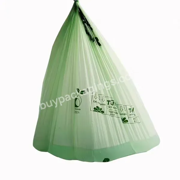 Bioplastic Packaging 100% Biodegradable Corn Starch Garbage Bags Plastic Trash Bag Bin Liner - Buy Bioplastic Packaging,Bioplastic Bag,Bioplastic Garbage Bag.