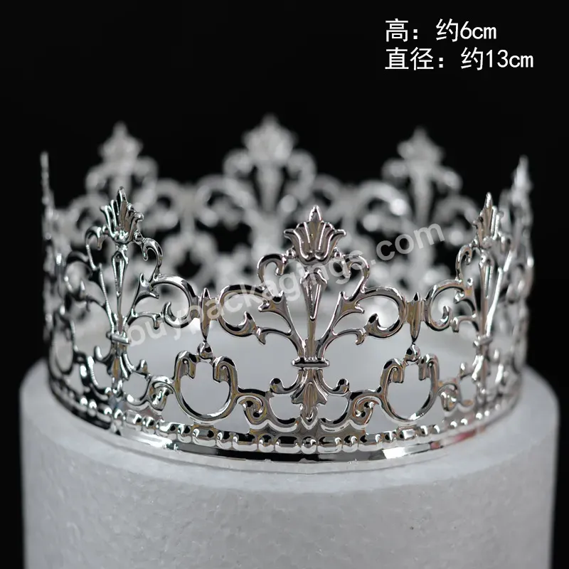 Birthday Cake Decoration Alloy Crown Decoration Birthday Party Decoration Crown Ornaments - Buy Party Queen Crown Product,Birthday Golden Crown,Birthday Crown For Adults.