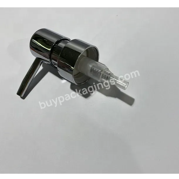 Black Luxury Cosmetic Packaging 28/400 Long Nozzle Plastic Shampoo Pump Body Cream Lotion Pump
