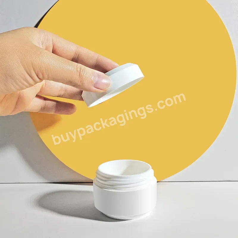 Black Pp Plastic Cosmetic Cream Jar With Lids Acrylic Powder Jars White Lip Balm Container 3g 5g 10g 15g 30g 50g - Buy 3g 5g 10g 15g 30g 50g Cream Jar Plastic Cream Jar With Lid,Empty Pp Lip Scrub Container Frosted Matte White Face Mask Container,Who