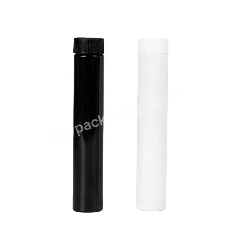 Black White Clear Plastic Tubes With Child Resistant Lid - Buy Plastic Tube,Child Resistant Tube,Black Tube.