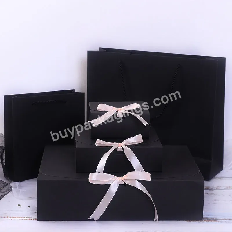 Black White Pink Gift Paper Box Handmade Candy Chocolate Cookie Storage Box Party Supplies Clothing Storage For Festival - Buy Buy Paper Box For Gift,Cheap Paper Box For Chocolate,Black Gift Paper Box.