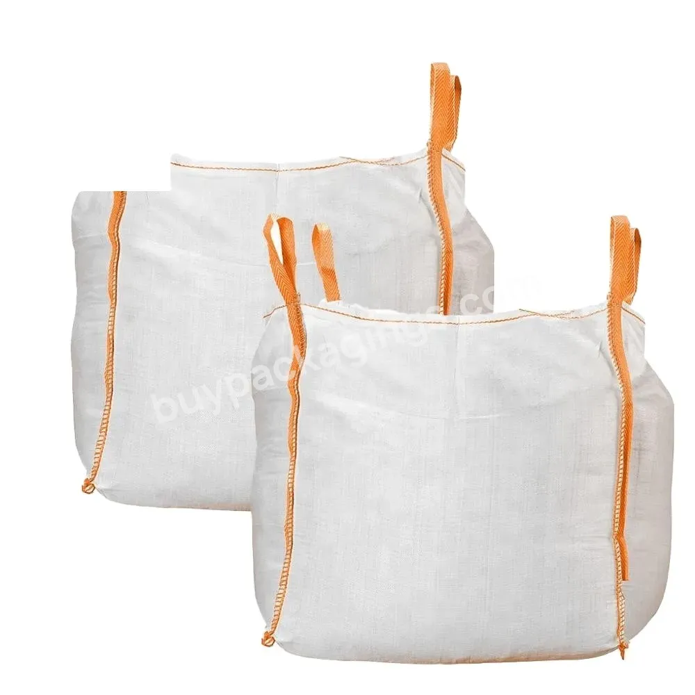 Blancos Polypropylene 100% Recyclable Outdoor Sand Packing 1 Ton Cement Super Jumbo Big Bag - Buy Fibc Jumbo Bag,Big Bags For Cement Sling,Woven Big Fibc Jumbo Bag For Coal Cement.