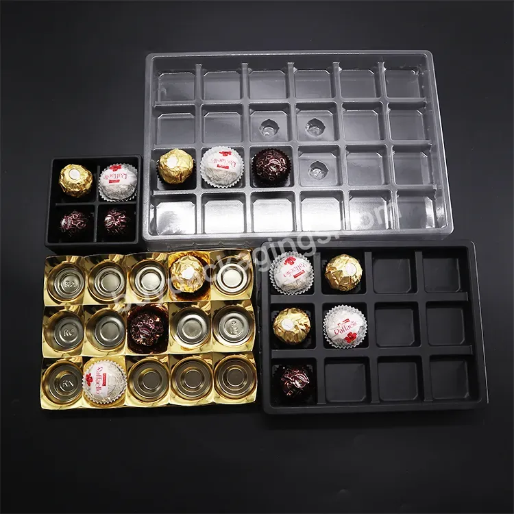 Blister Chocolate Cavity Tray Chocolate Tray Insert Custom Best Price Pet/ps Plastic Food Grade Customized Size 0.25-1 Mm Accept - Buy Chocolate Tray Insert Custom,Custom Chocolate Cavity Tray,Custom Pet Plastic Blister Chocolate Tray.