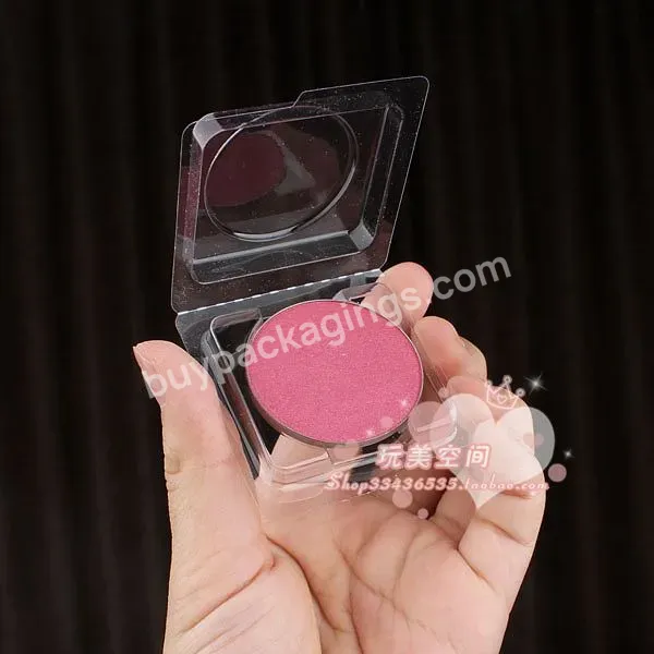 Blister Container Oem Odm Clear Clamshell Plastic Cosmetic Pvc Eye Shadow Tray For Cosmetic Packing