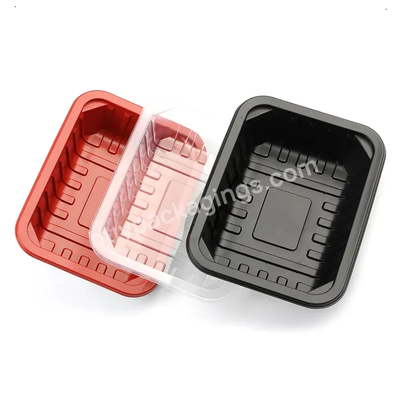 Blister Plastic Disposable Biodegradable For Fresh Meat Fruit Frozen Pla Pet Pp Food Packing Tray - Buy Frozen Fish Meat Vegetables Tray,Blister Plasticpackaging Tray,Disposable Biodegradable Meat Tray.