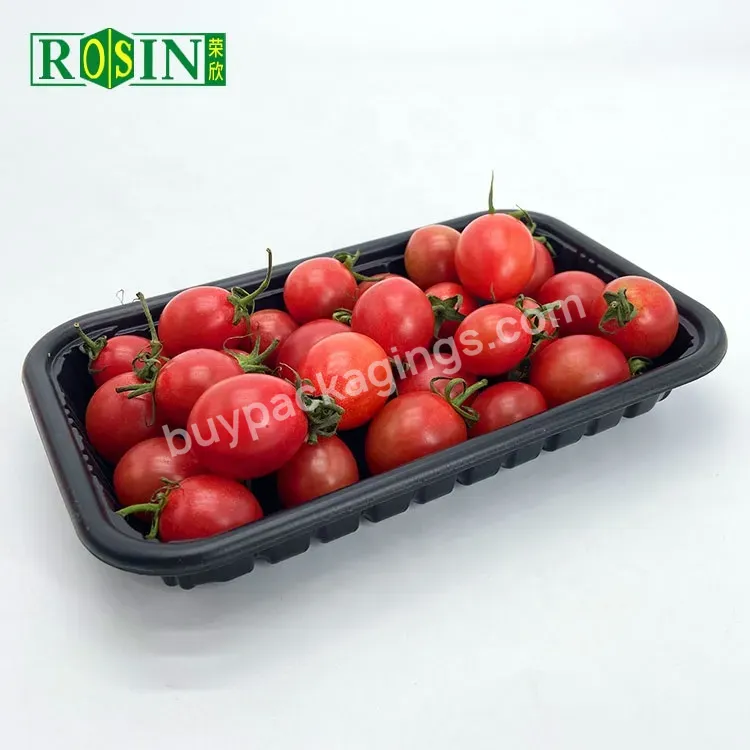 Blister Plastic Disposable Biodegradable Fresh Meat Fruit Frozen Pla Pet Pp Food Packing Tray - Buy Black Meat Tray,Custom Pet Fruit Plastic Tray,Black Plastic Tray For Vegetable.