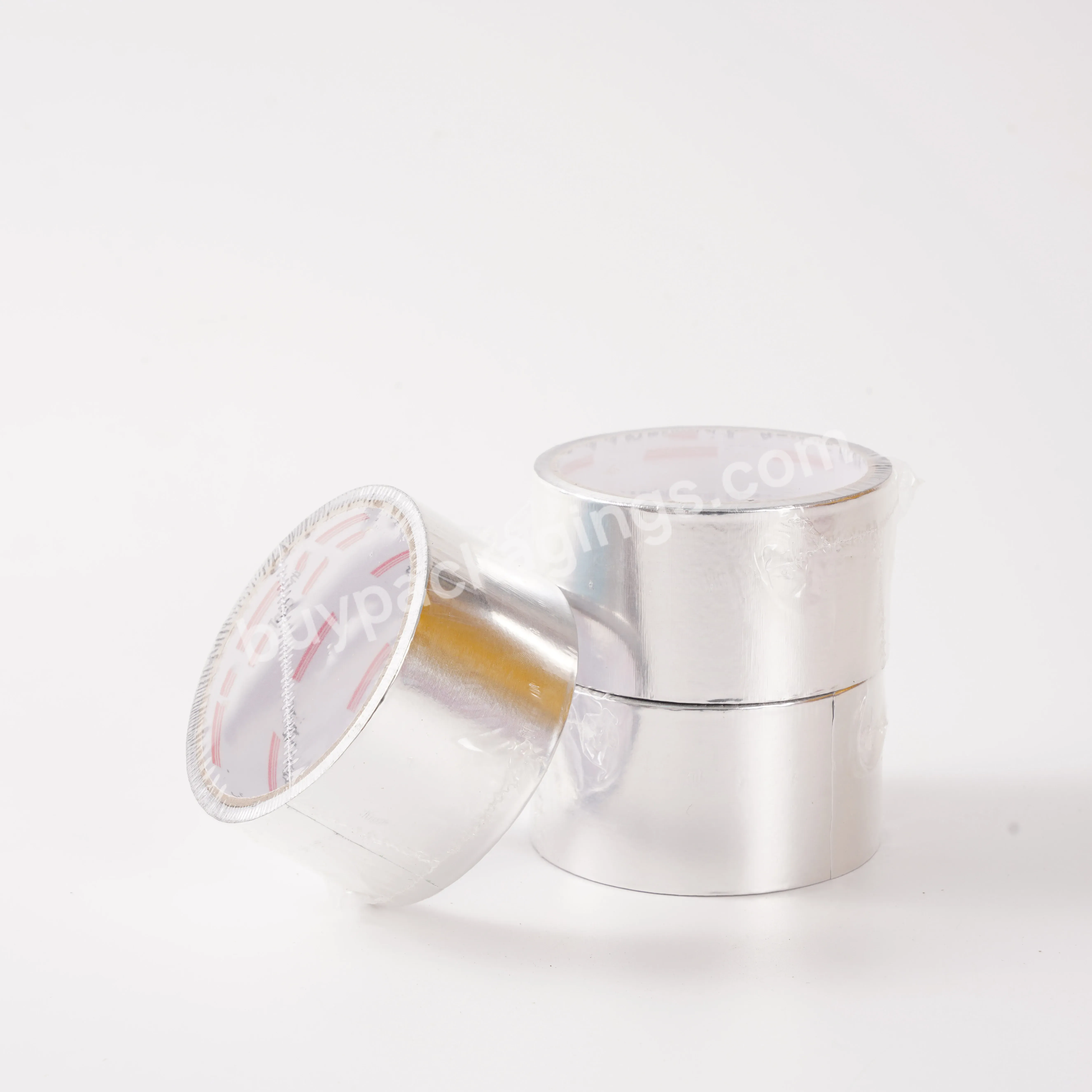 Bond Aluminum Foil Tape High Temperature Self-adhesive Backing Paper Glass Fiber Cloth Silver Tin Foil