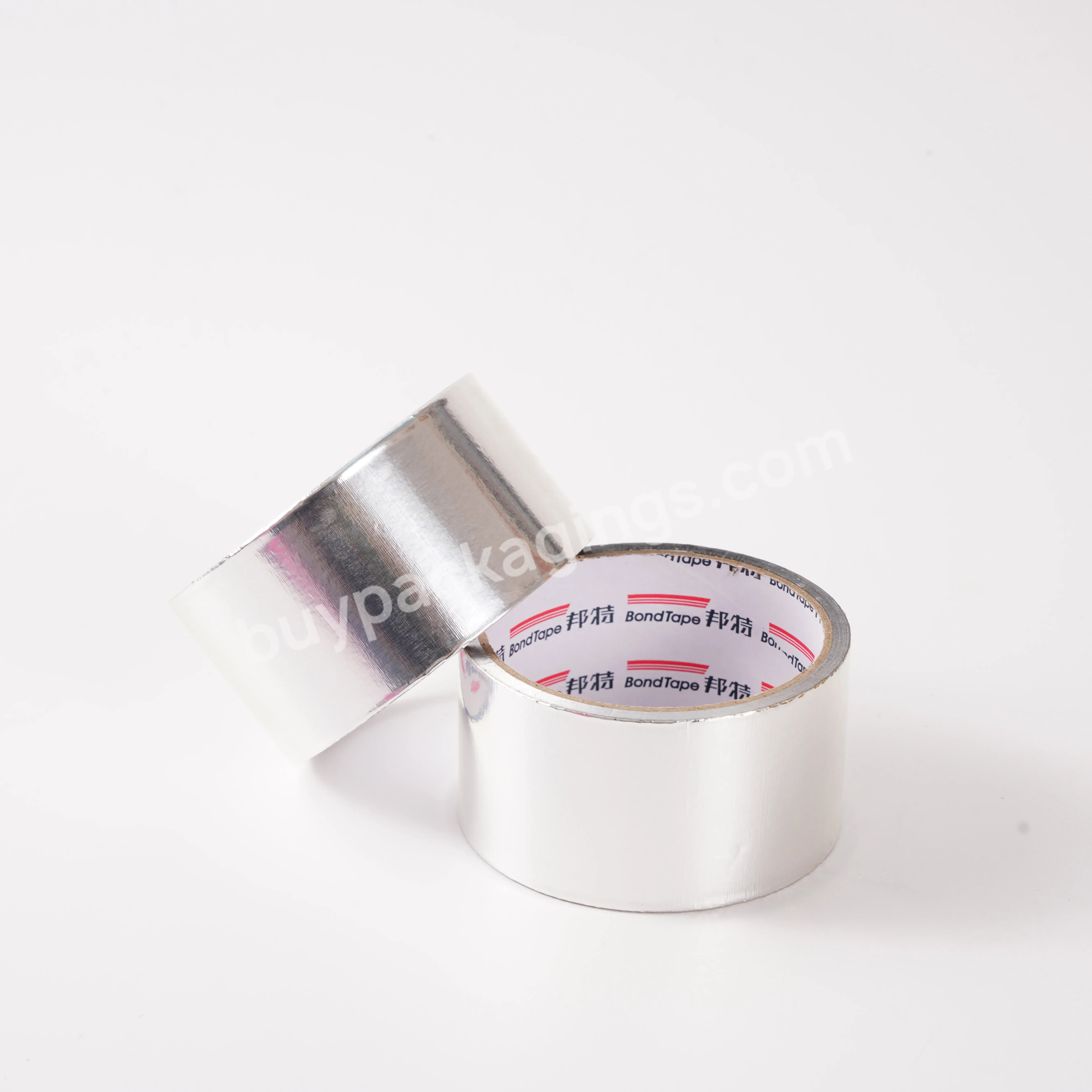 Bond Aluminum Foil Tape High Temperature Self-adhesive Backing Paper Glass Fiber Cloth Silver Tin Foil