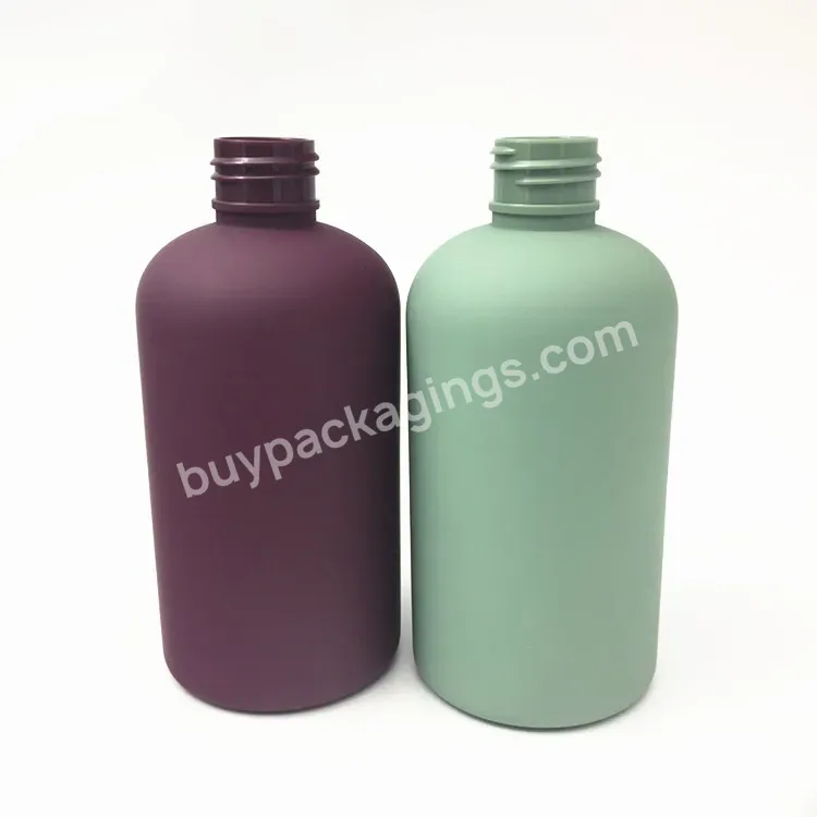Boston Round Pet Empty Plastic Cosmetics Packaging Container Lotion Pump Bottle For Shampoo - Buy Plastic Refillable Pump Bottles,Luxury Lotion Pump Bottle.