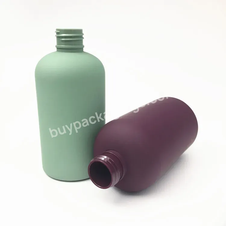 Boston Round Pet Empty Plastic Cosmetics Packaging Container Lotion Pump Bottle For Shampoo - Buy Plastic Refillable Pump Bottles,Luxury Lotion Pump Bottle.