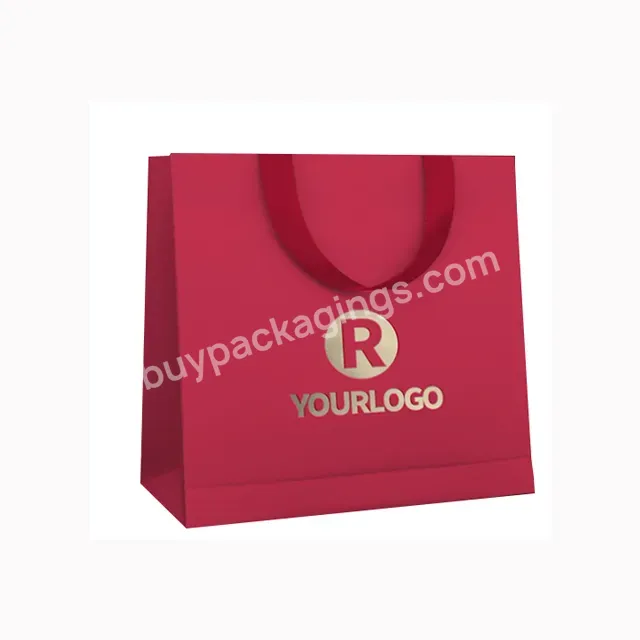 Boutique Luxury Accept Customised Your Logo Gift Carry Paper Bags For Shopping Bags With Bow Tie Ribbon Handle - Buy Eyelash Reusable Tote Large Boutique Luxury Shopping Bag With Bow For Cosmetics Logo Packing,Custom Tote Vintage Foldaway Clothing Co