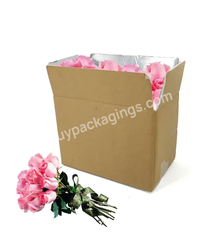 Boxes For Shipping Flowers Custom Flower Fresh Insulation Shipping Boxes Catton Wrap Alumilanion Floral Shipping Boxes - Buy Luxury Roses Packing Box Gift Flower Rectangular Carton Flower Boxes,Christmas Flower Box Insulated Shipping Boxes For Frozen